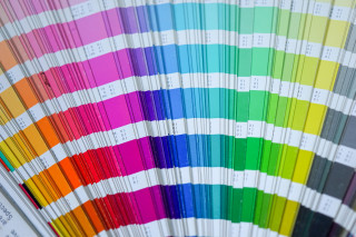 a colorful cmyk palette