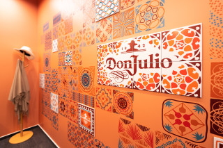 creative don julio wall decoration including printed tiles