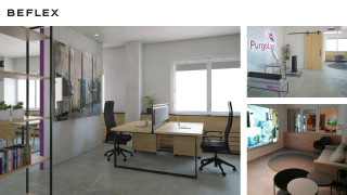 montage of office design